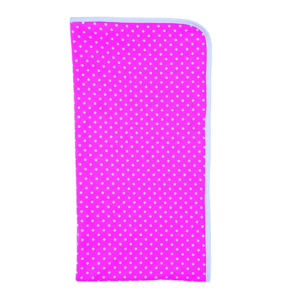 Organic Farm Buddies Cotton Blanket Kids OS Purple New Polka Dot Nursery